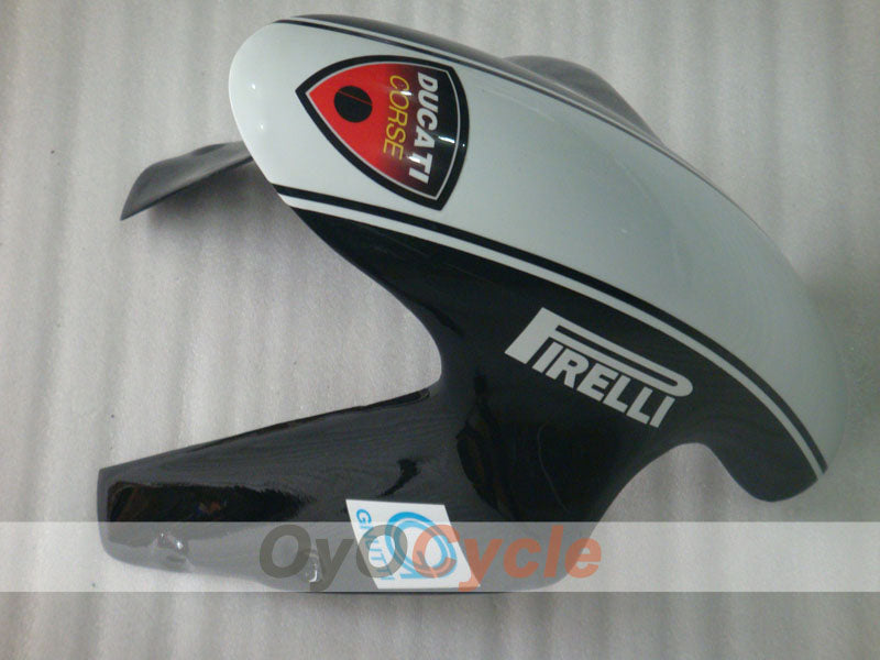 Injection Fairing kit for 09-11 Ducati 1198 - White, Black - Xerox #OYO87906245