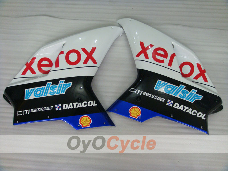 Injection Fairing kit for 09-11 Ducati 1198 - White, Black - Xerox #OYO87906245