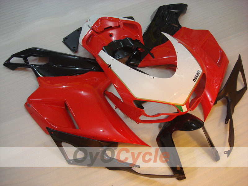 Injection Fairing kit for 09-11 Ducati 1198 - Red, White, Black - Factory Style #OYO87906246