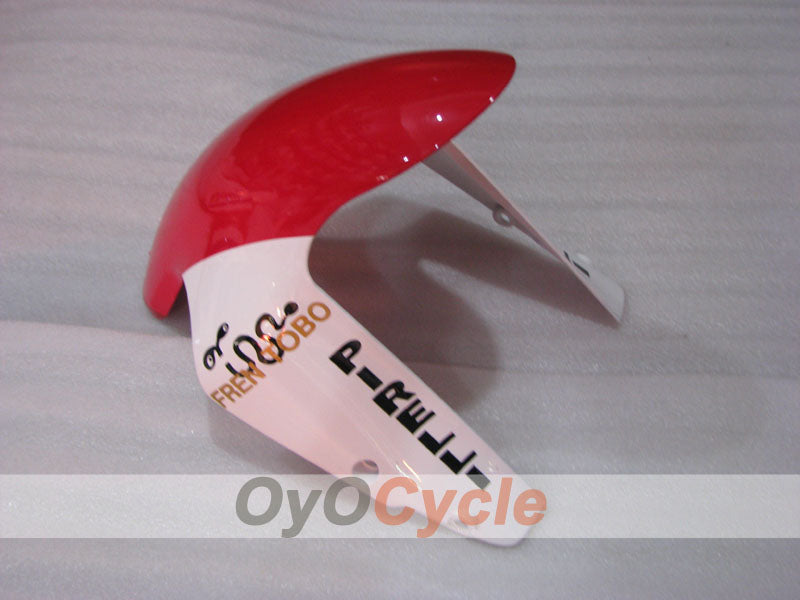 Injection Fairing kit for 09-11 Ducati 1198 - Red, White - Unibat #OYO87906253