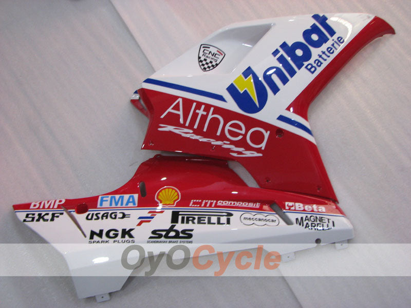 Injection Fairing kit for 09-11 Ducati 1198 - Red, White - Unibat #OYO87906253