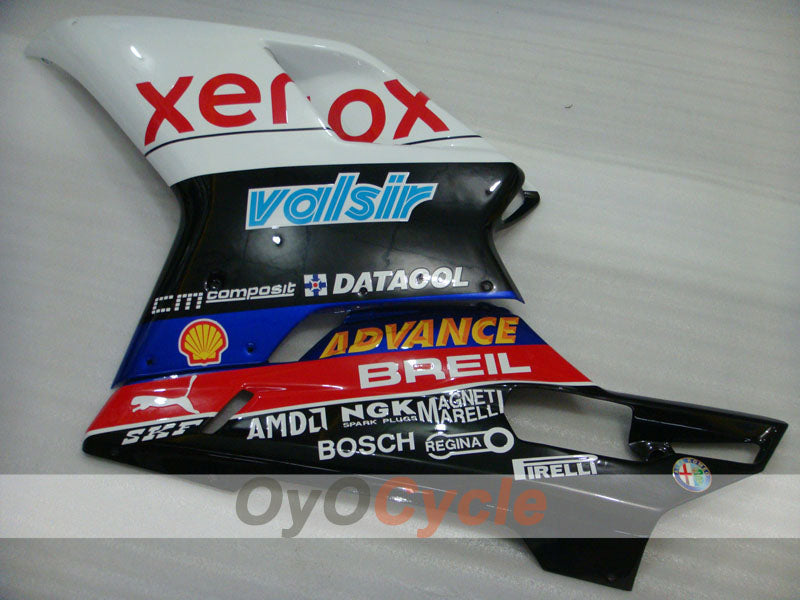 Injection Fairing kit for 09-11 Ducati 1198 - White, Black - Xerox #OYO87906255
