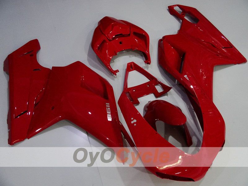 Injection Fairing kit for 09-11 Ducati 1198 - Red - Factory Style #OYO87906256