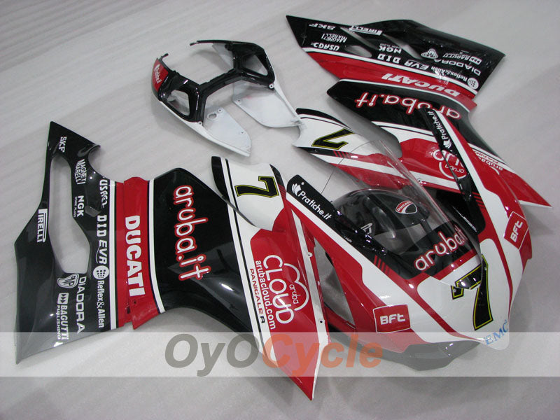 Injection Fairing kit for 11-14 Ducati 1199 - Red, White, Black - aruba.it #OYO87906259