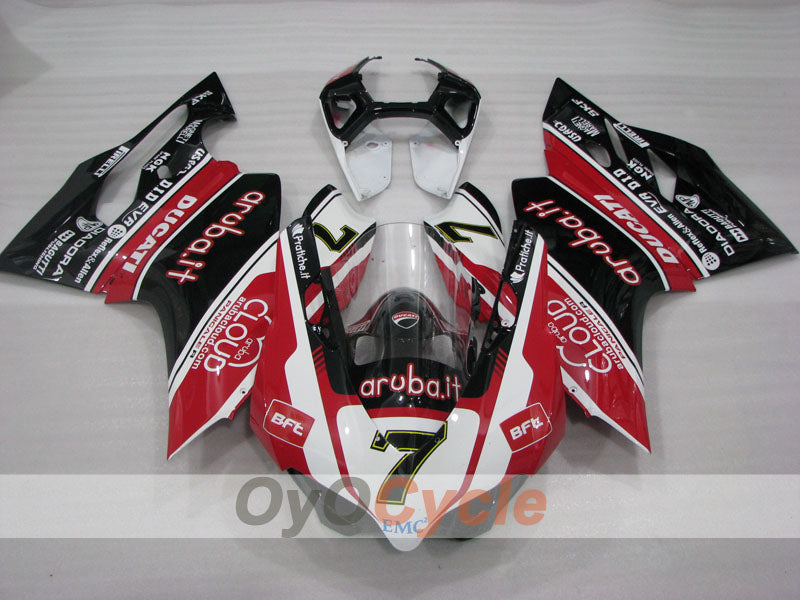 Injection Fairing kit for 11-14 Ducati 1199 - Red, White, Black - aruba.it #OYO87906259