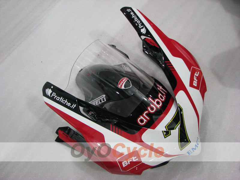 Injection Fairing kit for 11-14 Ducati 1199 - Red, White, Black - aruba.it #OYO87906259