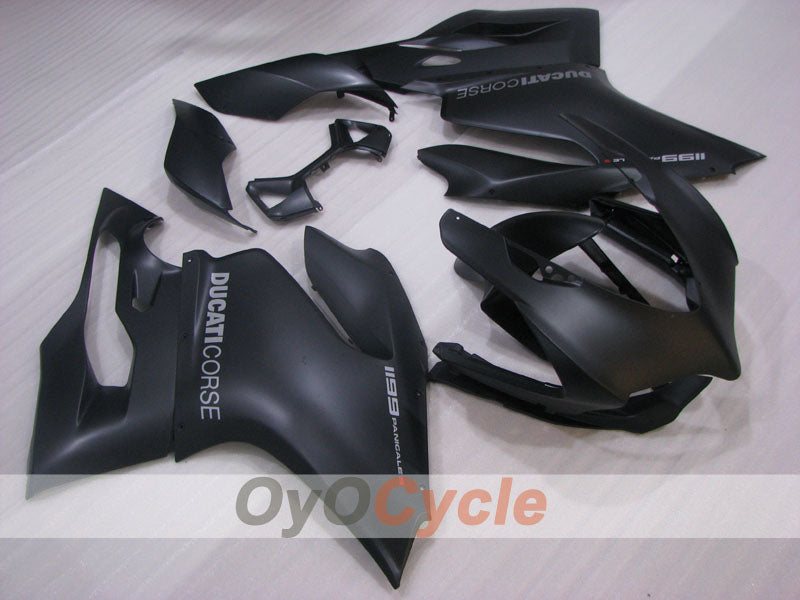 Injection Fairing kit for 11-14 Ducati 1199 - Black - Factory Style #OYO87906260