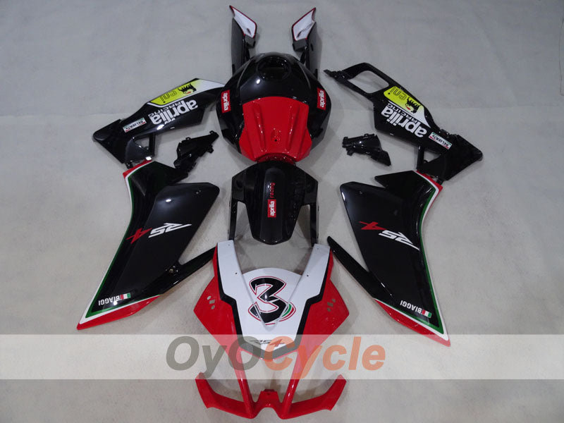 Fairing kit for 09-14 Aprilia RSV4 - Red, White, Black - Factory Style #OYO87906286