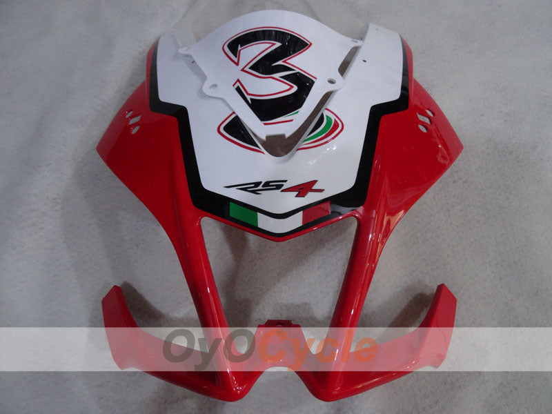 Fairing kit for 09-14 Aprilia RSV4 - Red, Green, White, Black - Alitalia #OYO87906287