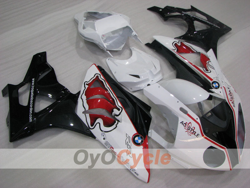 Injection Fairing kit for 09-14 BMW S1000RR - Red, White, Black - Factory Style, Customize #OYO87906298 Secondary image