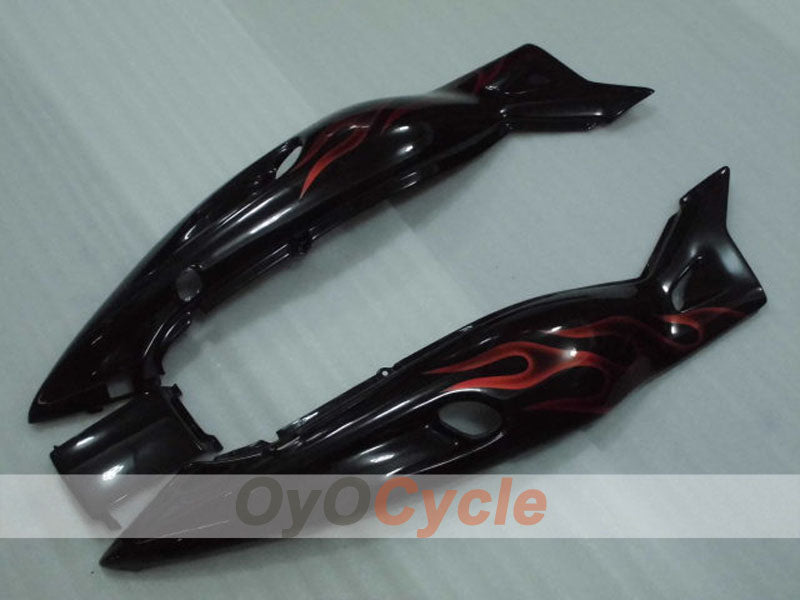 Injection Fairing kit for 97-07 YZF600R - Orange, Black - Flame #OYO87906406