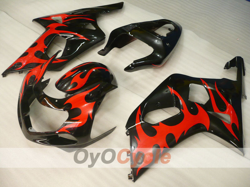 Injection Fairing kit for 00-02 GSX R1000 - Red, Black - Factory Style, Customize #OYO87905180