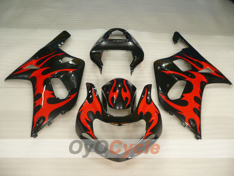 Injection Fairing kit for 00-02 GSX R1000 - Red, Black - Factory Style, Customize #OYO87905180 Secondary image