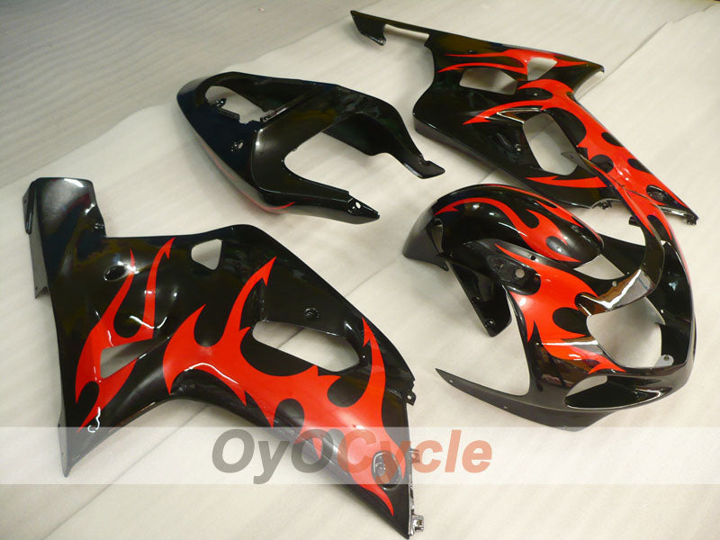 Injection Fairing kit for 00-02 GSX R1000 - Red, Black - Factory Style, Customize #OYO87905180