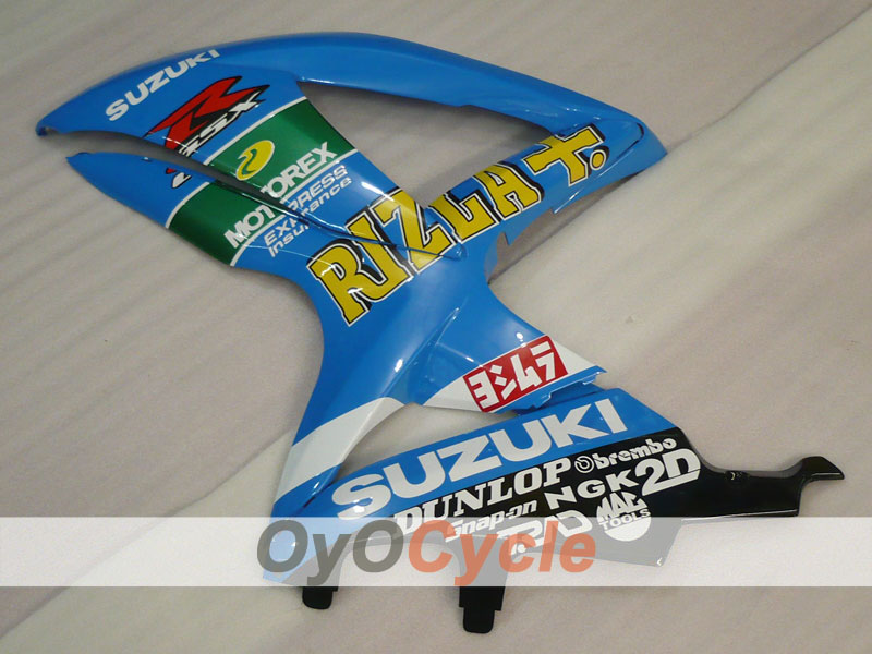 Injection Fairing kit for 08-10 GSX R750 - Blue, Black - Rizla+ #OYO87901455