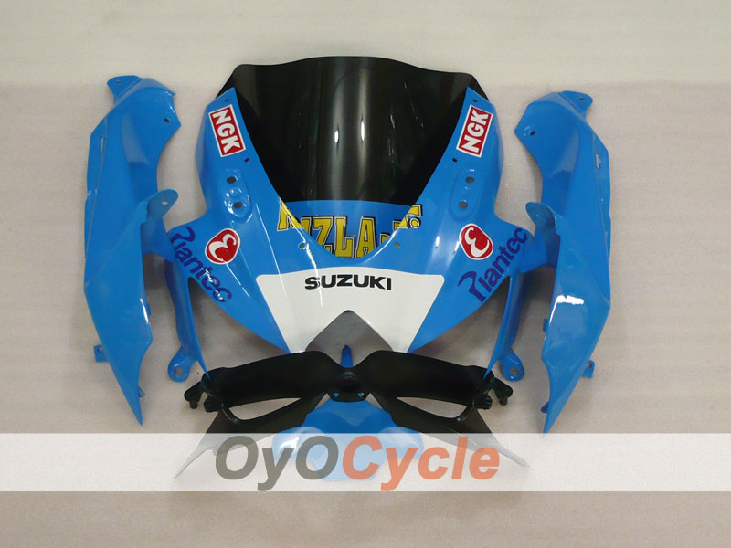 Injection Fairing kit for 08-10 GSX R750 - Blue, Black - Rizla+ #OYO87901455