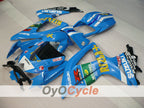 Injection Fairing kit for 08-10 GSX R750 - Blue, Black - Rizla+ #OYO87901455