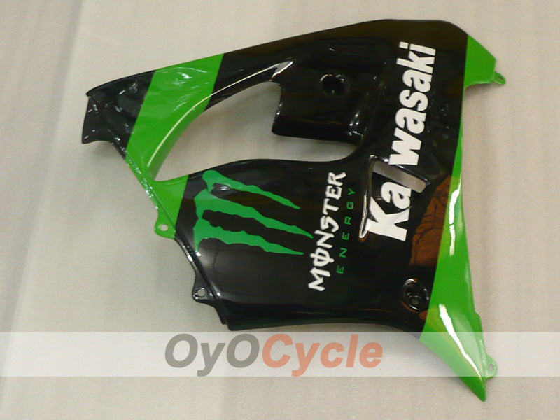 Fairing kit for 02-03 NINJA ZX-9R - Green, Black - Monster #OYO87903051