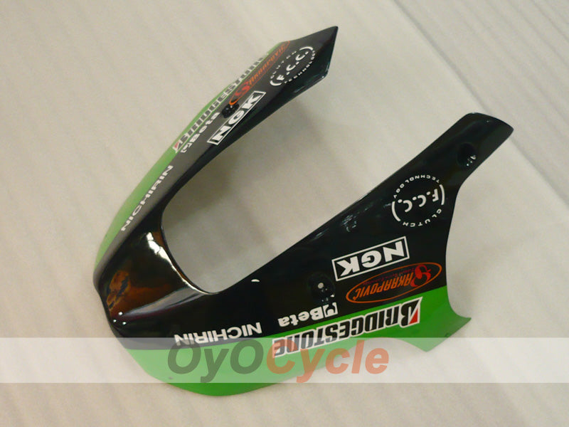 Fairing kit for 02-03 NINJA ZX-9R - Green, Black - Monster #OYO87903051