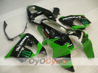 Fairing kit for 02-03 NINJA ZX-9R - Green, Black - Monster #OYO87903051
