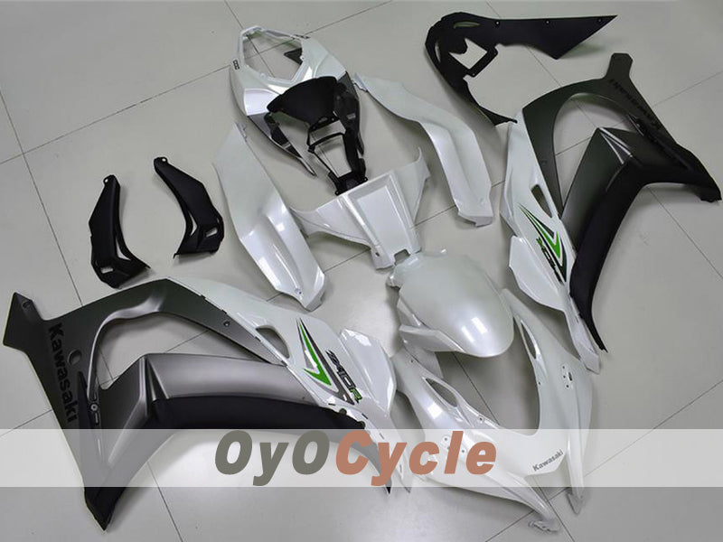 Injection Fairing kit for 16-20 NINJA ZX-10R - Grey, Pearl White - Factory Style #OYO87914618