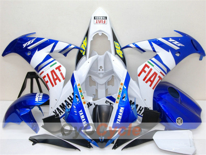 Injection Fairing kit for 04-06 YZF-R1 - Blue, White - FIAT #OYO87900819 Main image
