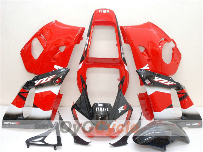 Injection Fairing kit for 98-02 YZF-R6 - Red, Black - Factory Style #OYO87900999 Main image