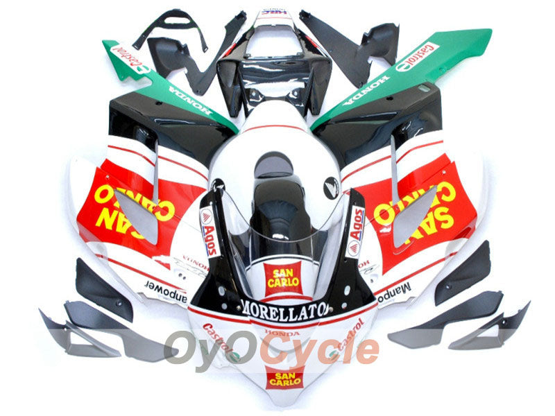 Injection Fairing kit for 04-05 CBR1000RR - White, Black - San Carlo #OYO87900545