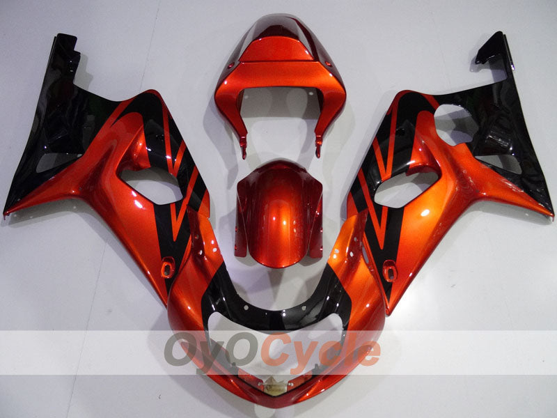 Injection Fairing kit for 00-03 GSX R750 - Orange, Black - Factory Style #OYO87901105 Secondary image