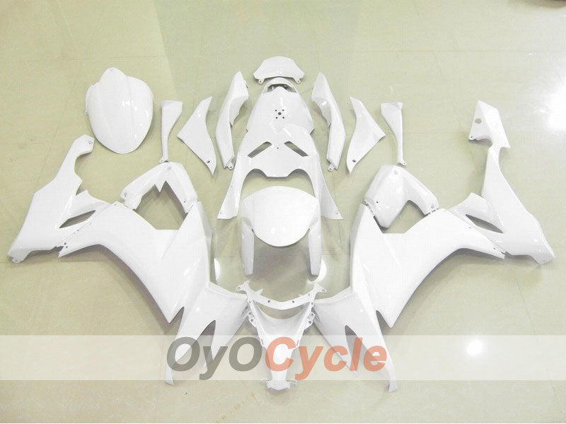 Injection Fairing kit for 08-10 NINJA ZX-10R - White - Factory Style #OYO87901636 Main image