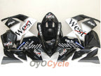 Injection Fairing kit for 04-05 NINJA ZX-10R - White, Black - West #OYO87901550