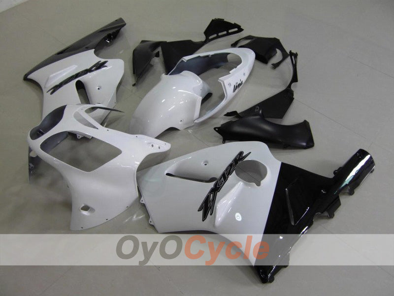 Injection Fairing kit for 00-01 NINJA ZX-12R - White, Black - Factory Style #OYO87903077