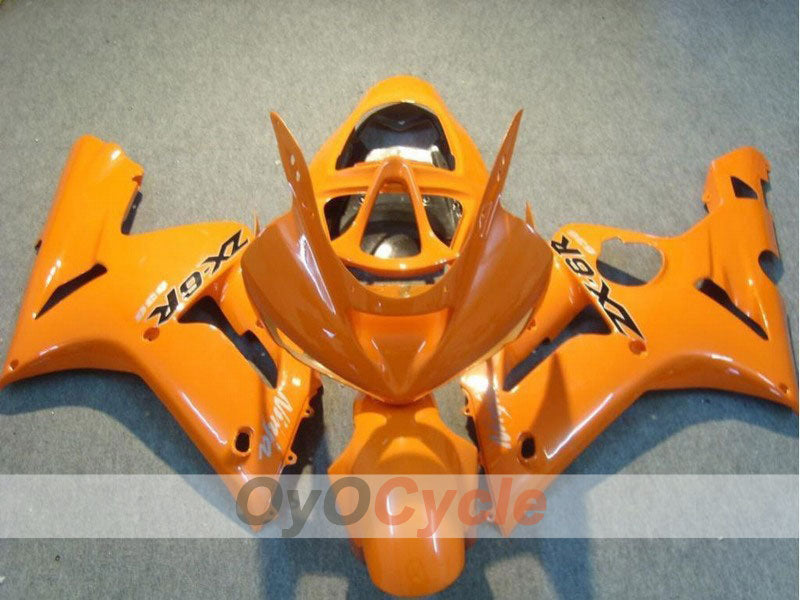 Injection Fairing kit for 03-04 NINJA ZX-6R - Orange - Factory Style #OYO87901787 Main image
