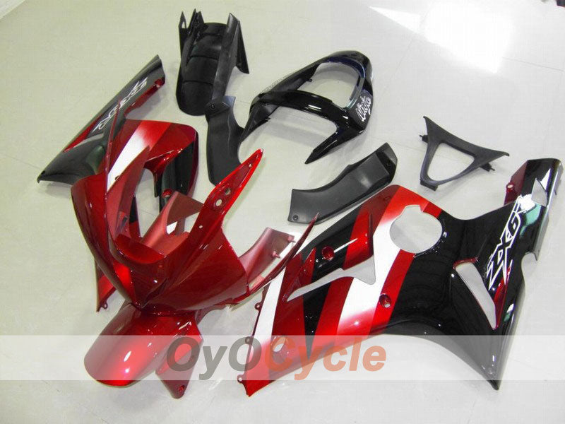 Injection Fairing kit for 03-04 NINJA ZX-6R - Red, Black - Factory Style #OYO87901789 Main image